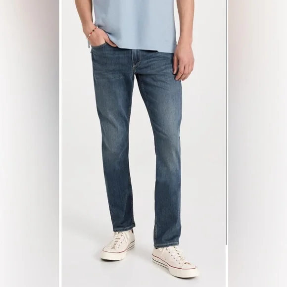 PAIGE Men's Federal Transcend Slim Straight Jeans